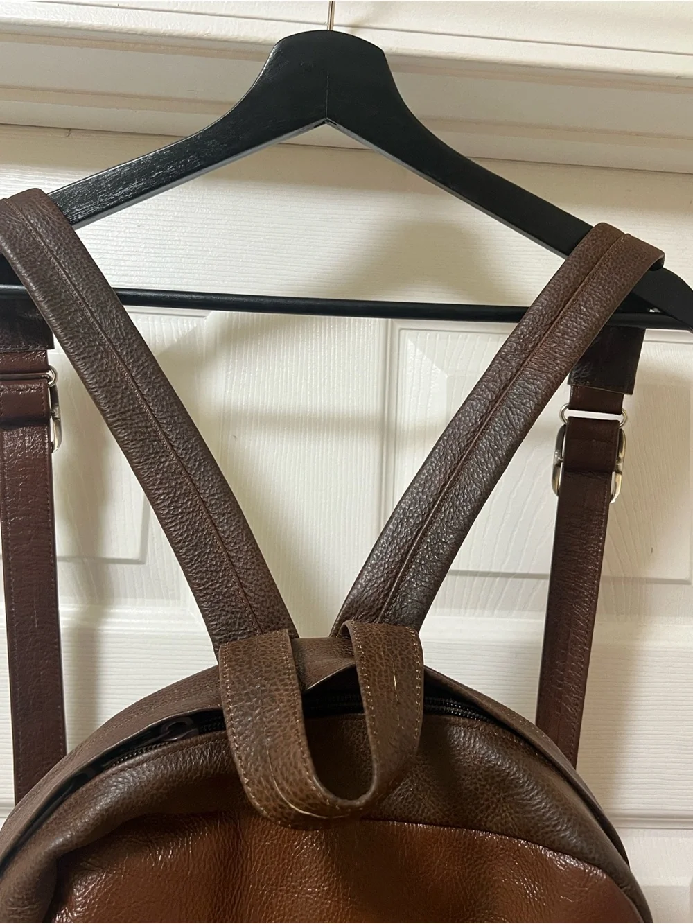Men's Or Women’s Brown Leather Backpack - Modern Everyday Carry